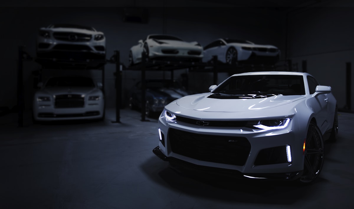 Technician testing car systems at ABBA Auto Center Dubai