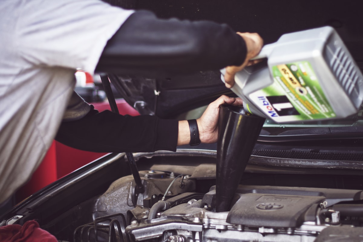 Fluids products and installation at ABBA Auto Center Dubai